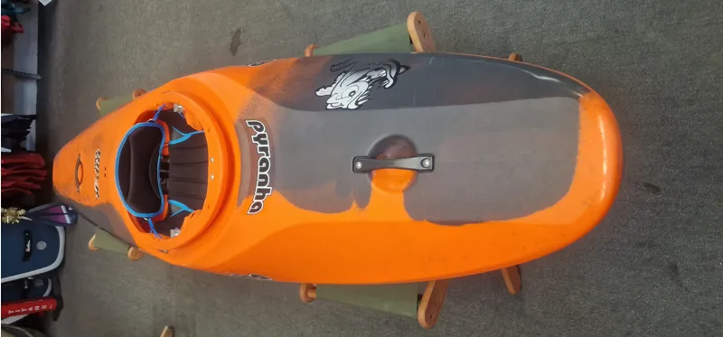 2023 Pyranha Rip-R Evo 2 75 Kayak Cross Ex Demo Fire Ant-1