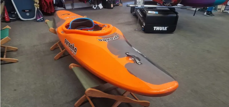 2023 Pyranha Rip-R Evo 2 75 Kayak Cross Ex Demo Fire Ant-2