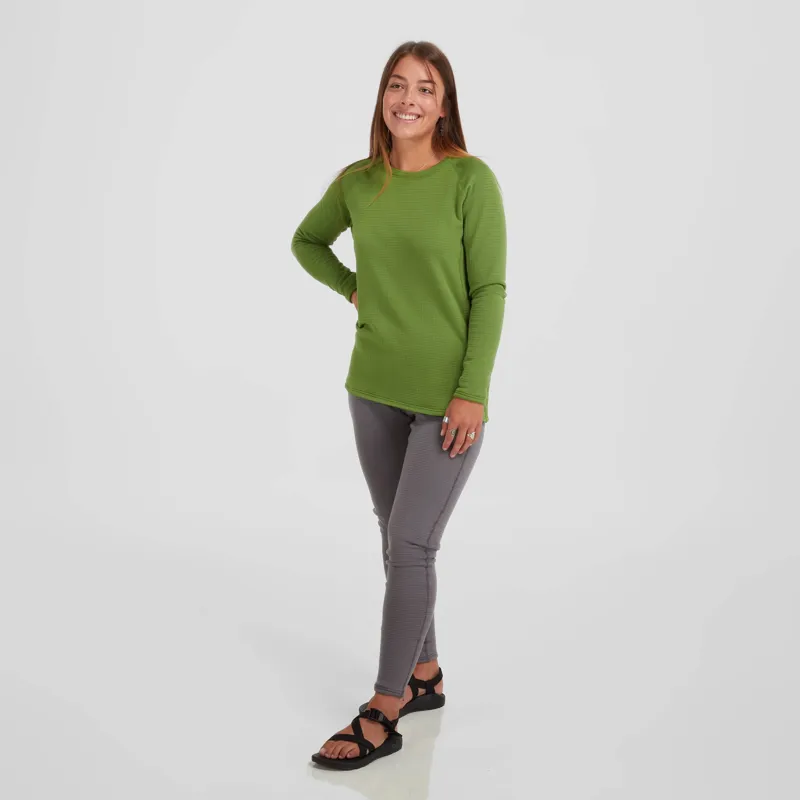 2025 NRS Womens Lightweight Thermal Shirt in Campsite Green-3