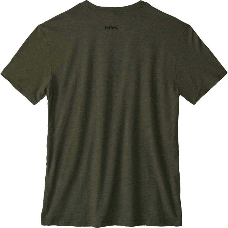 NRS Mens Rigged Out T Shirt in Heathered Olive-1