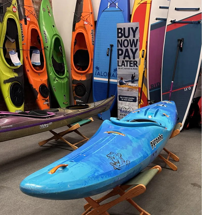 Pyranha 12R River Running Kayak Blue Crush Ex Demo-3