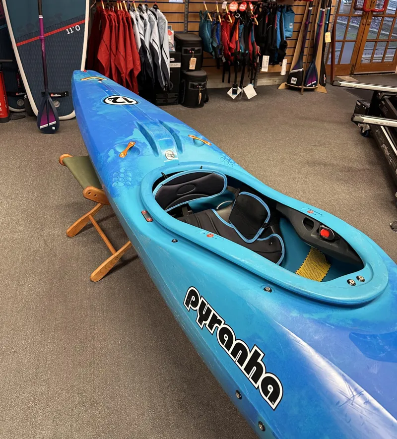 Pyranha 12R River Running Kayak Blue Crush Ex Demo-4