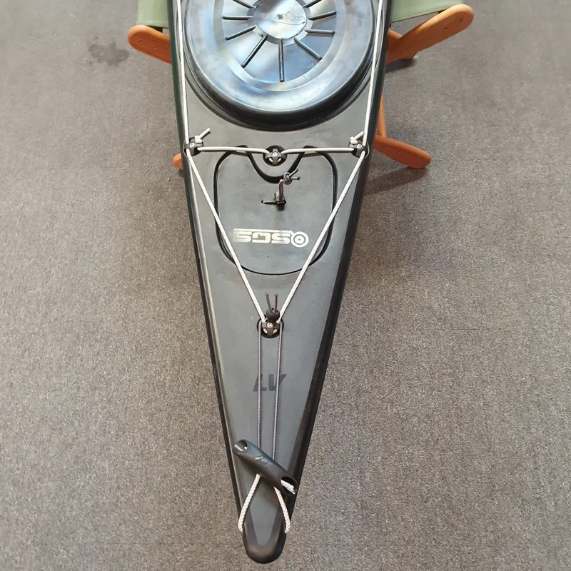 P and H Virgo Compact MZ3 Sea Kayak with Skeg in Black LV-3