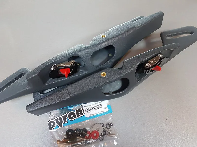2021 Pyranha Kayaks Stout 2 Thigh Grips with Ratchet and Fittings