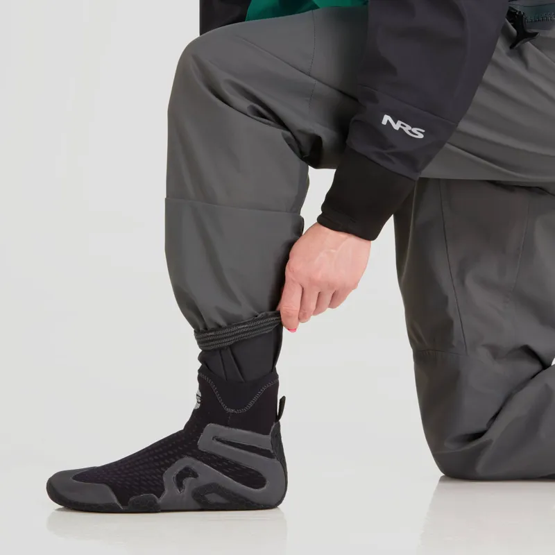 2024 NRS Womens Crux Whitewater Kayaking Dry Suit in Jade Teal-2