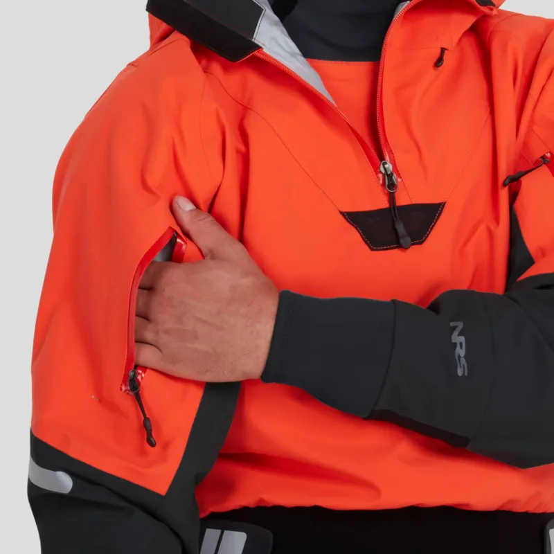 2025 NRS Mens Element GORETEX Pro SemiDry Touring Top in Flare-2