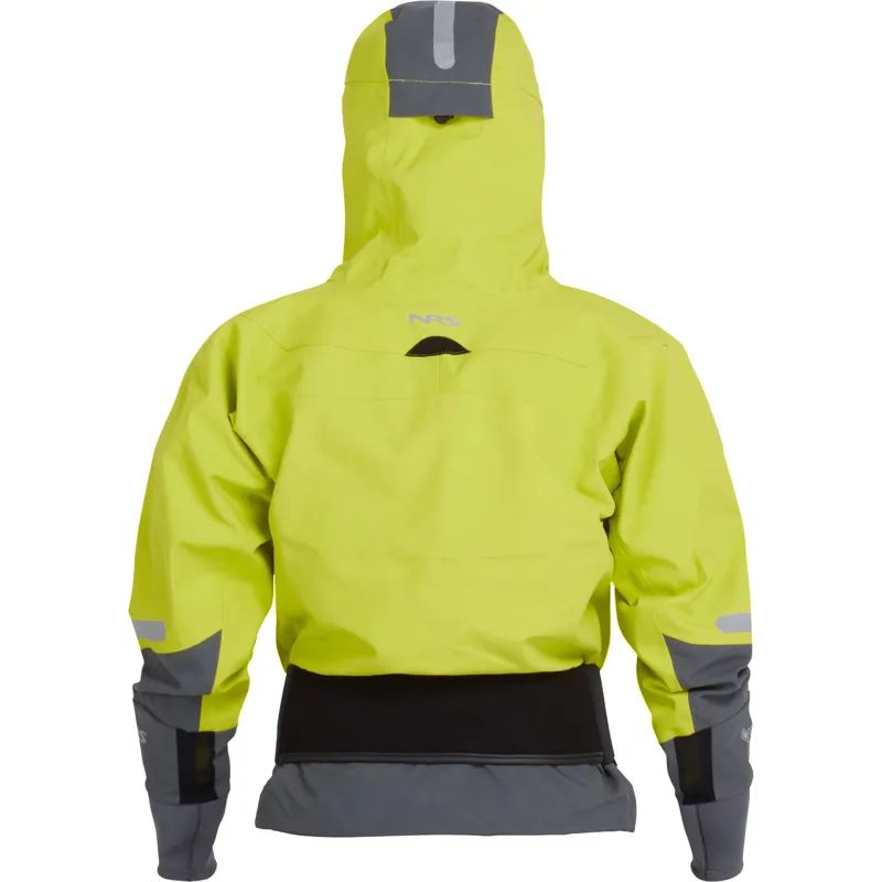 2025 NRS Womens Element GORETEX Pro SemiDry Touring Top in Chartreuse-1
