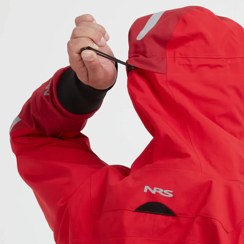 2024 NRS Mens Navigator GORE-TEX Pro Kayaking Dry Suit in Red-8