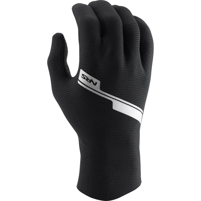 2024 NRS Mens HydroSkin Gloves for Lightweight Insulation in Black-1