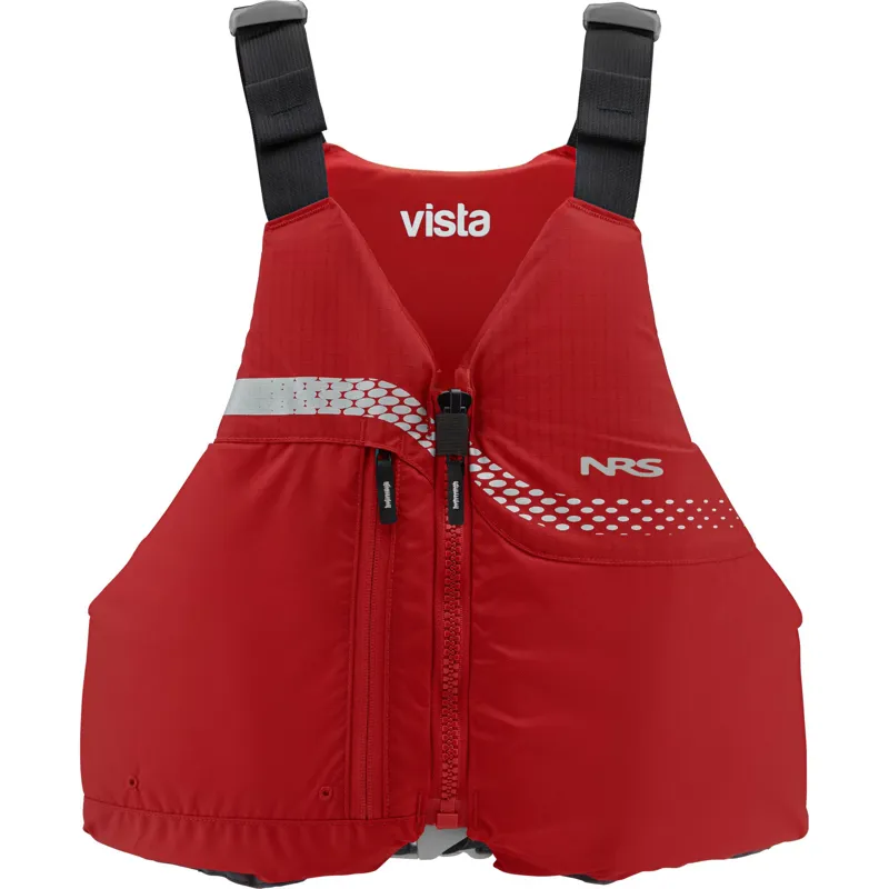 2025 NRS Vista Recreational Buoyancy Aid with Pocket in Red