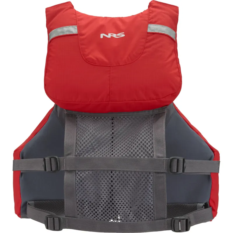 2024 NRS cVest Mesh Back 4 Pockets Touring Buoyancy Aid in Red-1