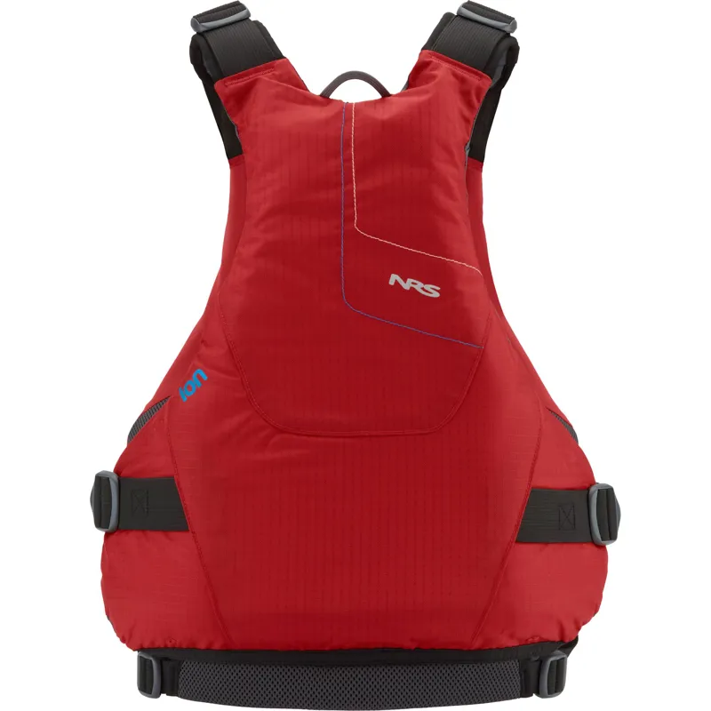 2024 NRS Ion Streamlined Side-Entry Recreational PFD in Red-1