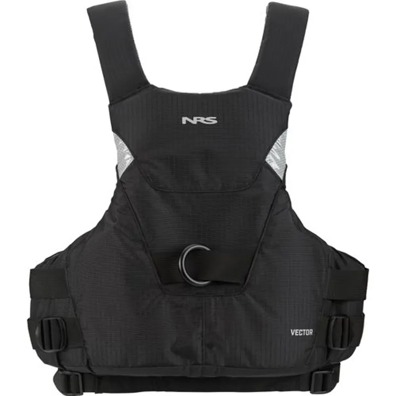 2024 NRS Vector PFD Black Whitewater Buoyancy Aid-1