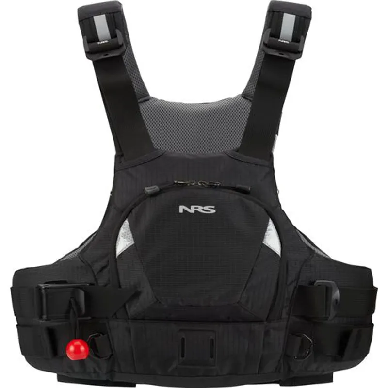 2024 NRS Vector PFD Black Whitewater Buoyancy Aid