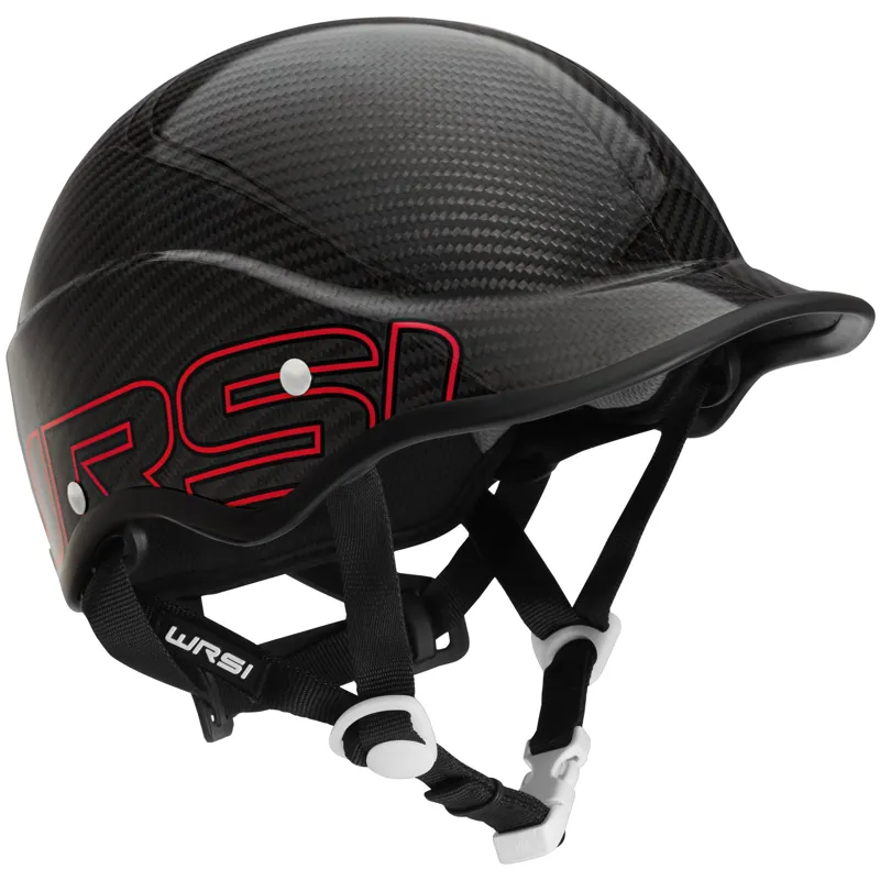 2025 WRSI Trident Carbon Composite Watersports Helmet in Carbon Black