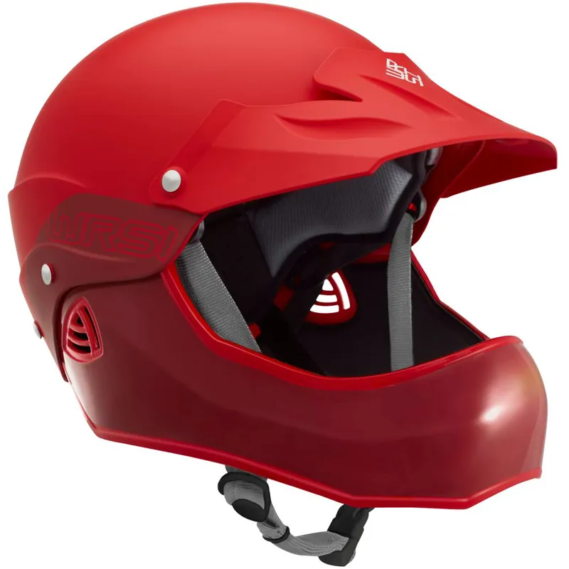 2024 WRSI Moment Full Face Whitewater Helmet in Salsa