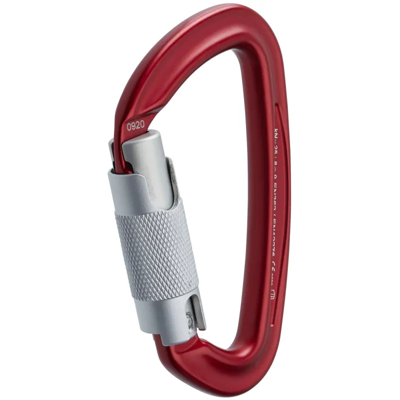2025 NRS Sliq Triple Lock Carabiner Red