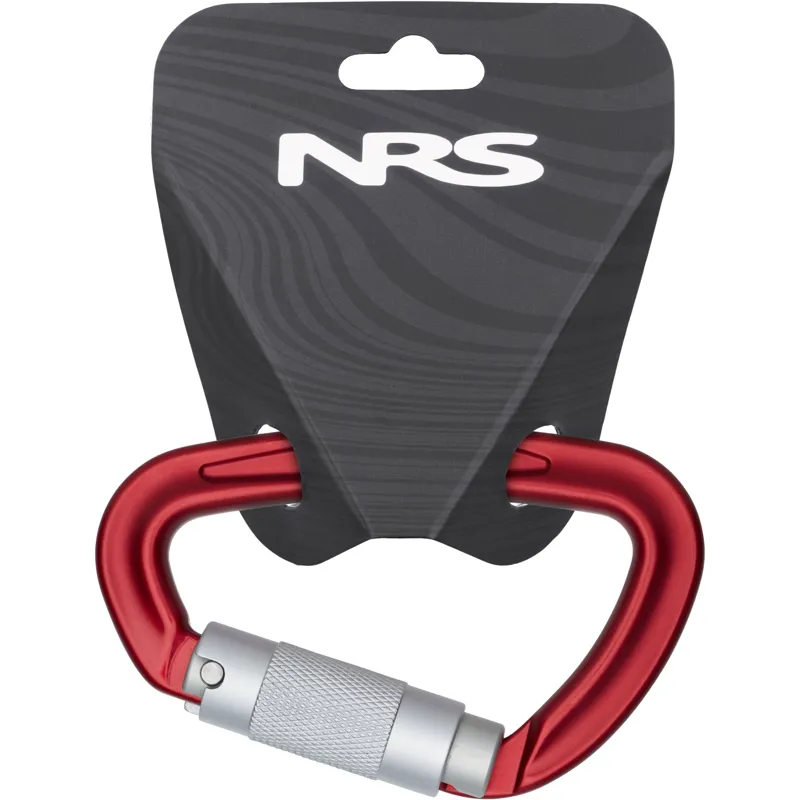 2025 NRS Sliq Triple Lock Carabiner Red-2