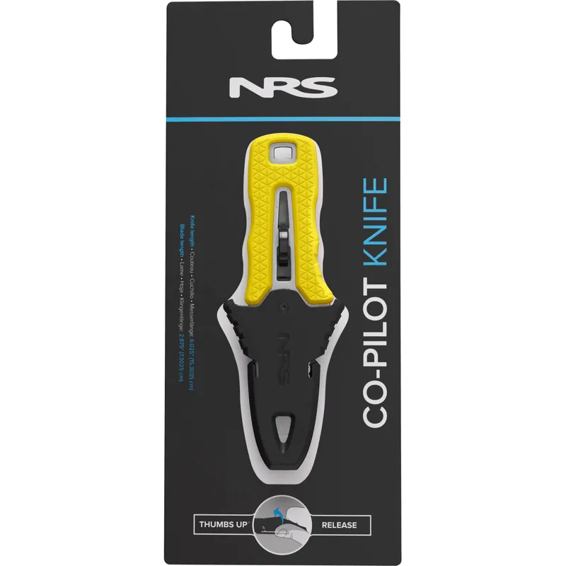 2025 NRS Co-Pilot Knife Compact Rescue Knife Yellow-1
