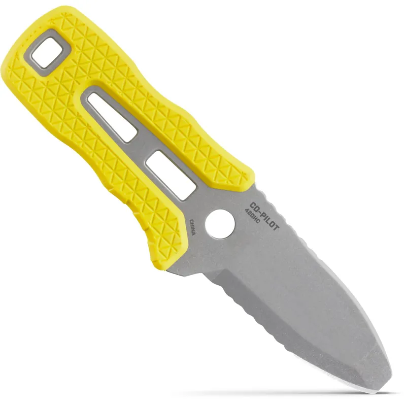 2025 NRS Co-Pilot Knife Compact Rescue Knife Yellow-4