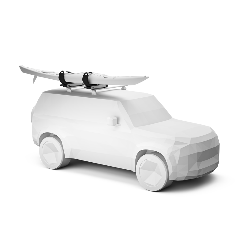 Thule Hullavator Pro Kayak Rack with Lift Assist-2