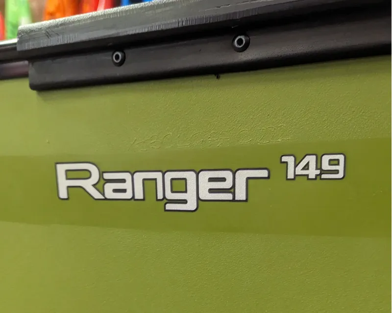 2023 Venture Ranger 149 Touring Canoe in Olive Green Factory 2nd