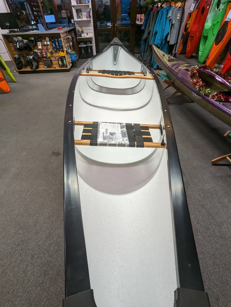 2023 Venture Ranger 149 Touring Canoe in Olive Green Factory 2nd-4