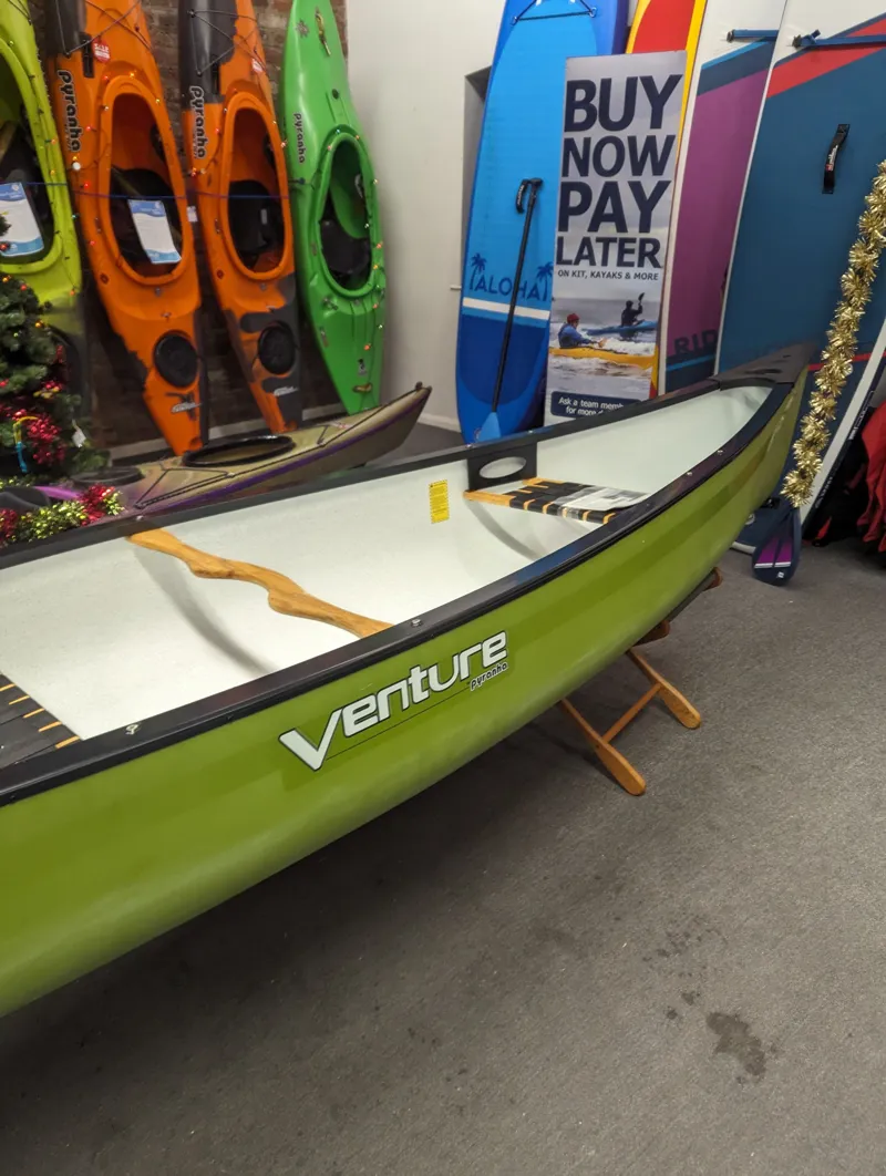 2023 Venture Ranger 149 Touring Canoe in Olive Green Factory 2nd-6