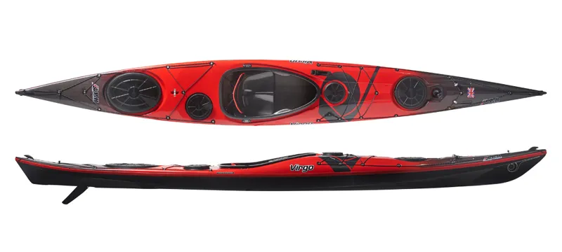 P and H Composite Virgo Compact Lighweight Touring Kayak in Expedition Kevlar Carbon Infusion-1