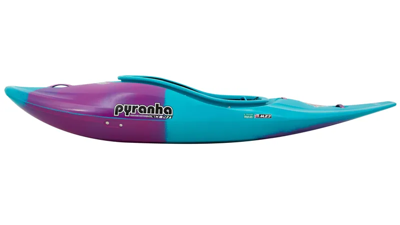Pyranha Firecracker Down River Freeride Kayak in Cotinga Blue Stout 2-3