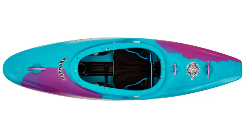 Pyranha Firecracker Down River Freeride Kayak in Cotinga Blue Stout 2-1