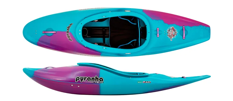 Pyranha Firecracker Down River Freeride Kayak in Cotinga Blue Stout 2