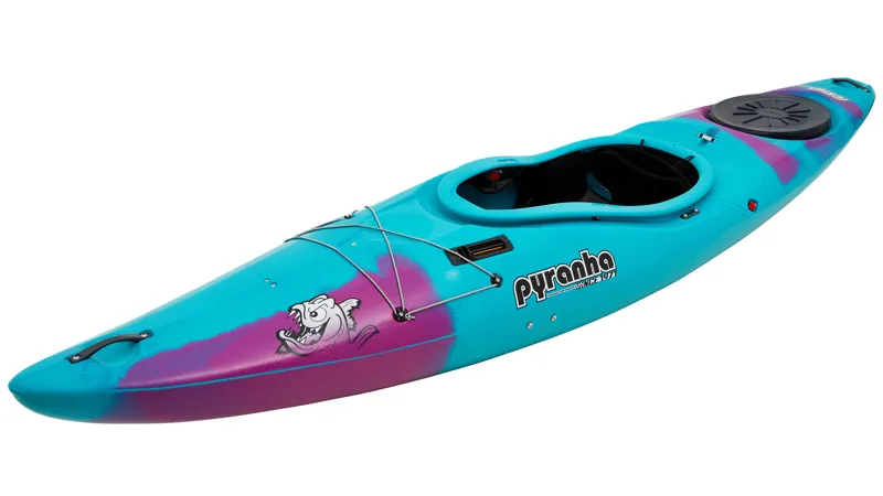 2025 Pyranha Fusion 2 Multi-Purpose Cross Over Kayak in Cotinga Blue-4
