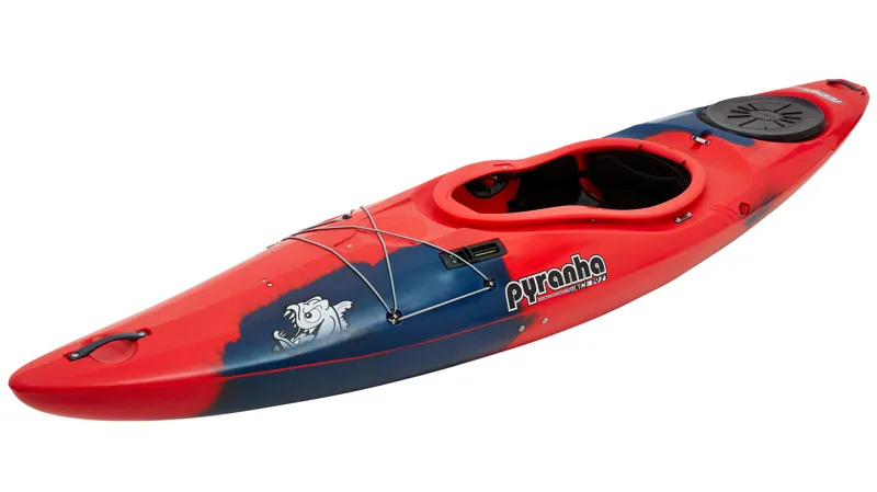 2025 Pyranha Fusion 2 Multi-Purpose Cross Over Kayak in Rosella Red-3