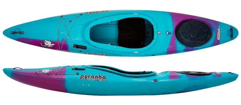 2025 Pyranha Fusion 2 Multi-Purpose Cross Over Kayak in Cotinga Blue