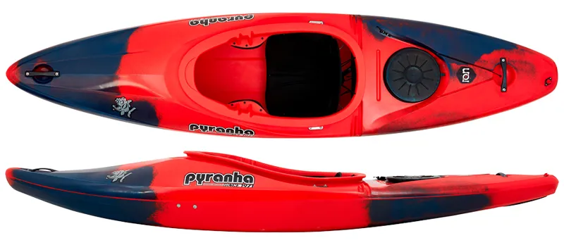 2025 Pyranha Ion Compact Lightweight Adventure Kayak Rosella Red