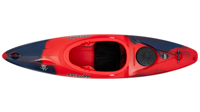 2025 Pyranha Ion Compact Lightweight Adventure Kayak Rosella Red-1