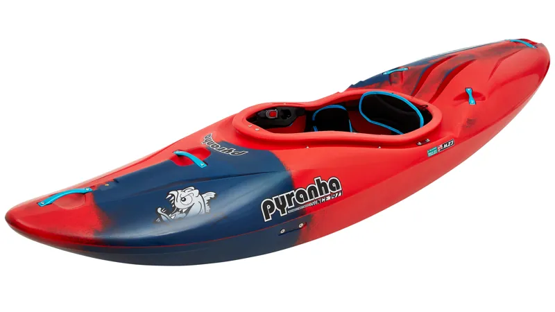 Pyranha Machno Forgiving River Running Kayak Stout 2 in Rosella Red-4
