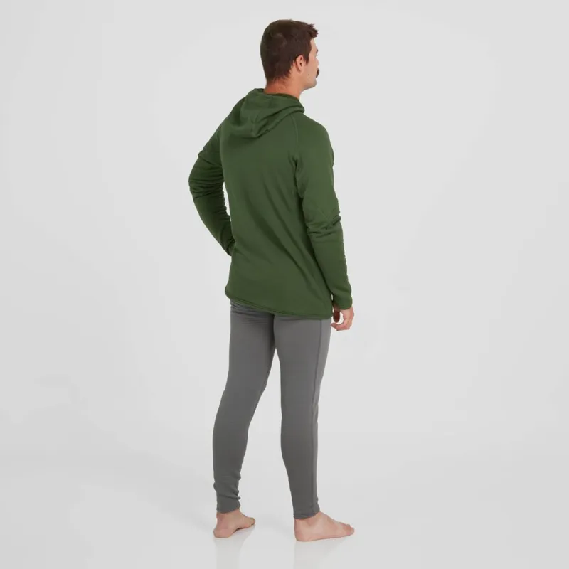 2026 NRS Mens Lightweight Thermal Hoodie in Forest Green-3