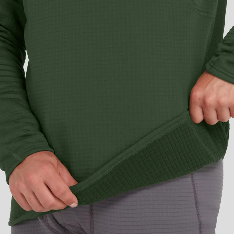2026 NRS Mens Lightweight Thermal Hoodie in Forest Green-5