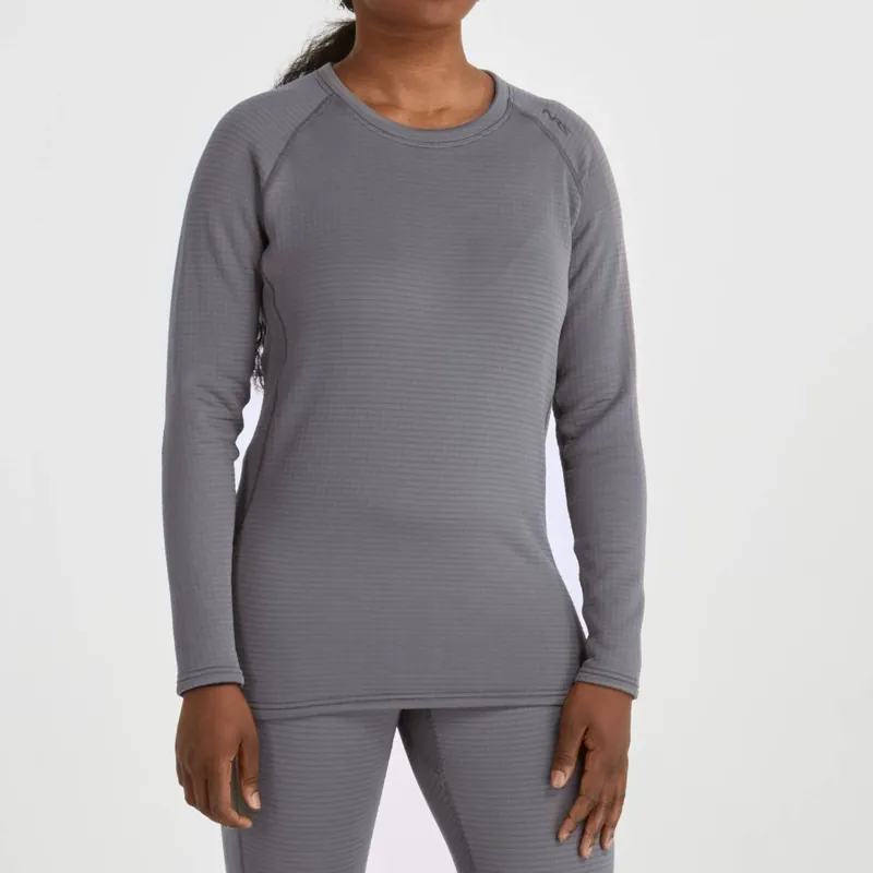 2026 NRS Womens Lightweight Shirt Comfortable Thermal Baselayer Smoke-4
