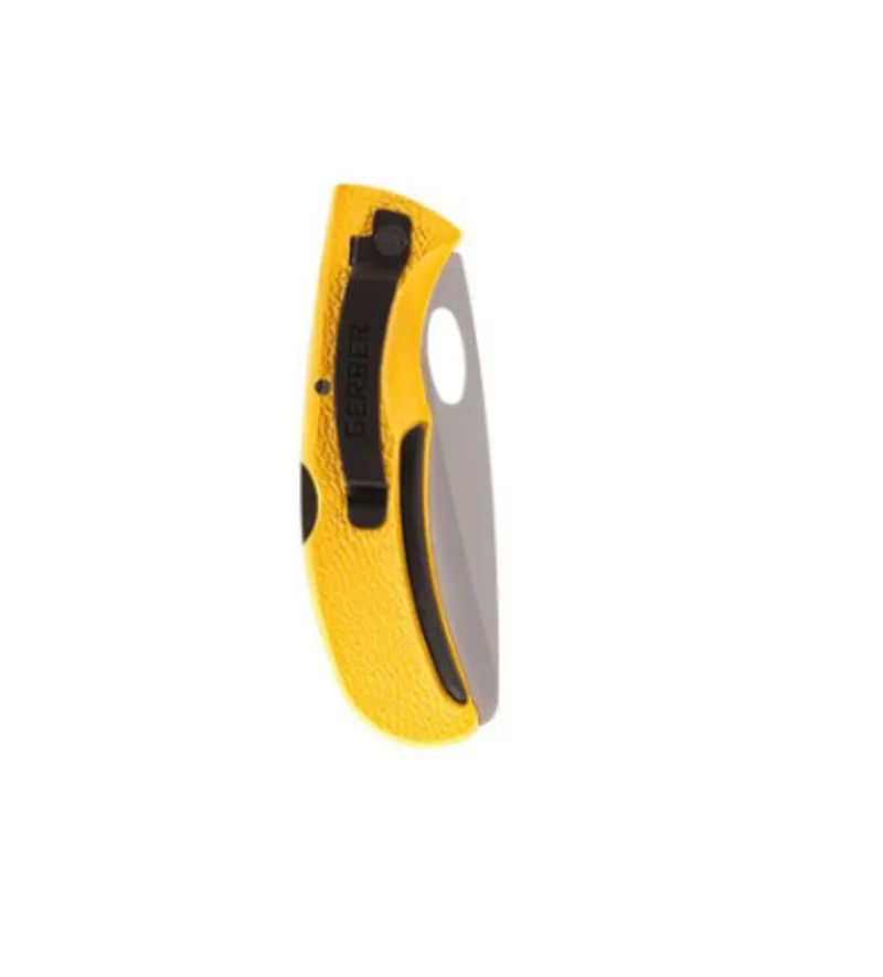 Gerber Ez Out Blunt Tip Kayak Rescue Knife Yellow-1