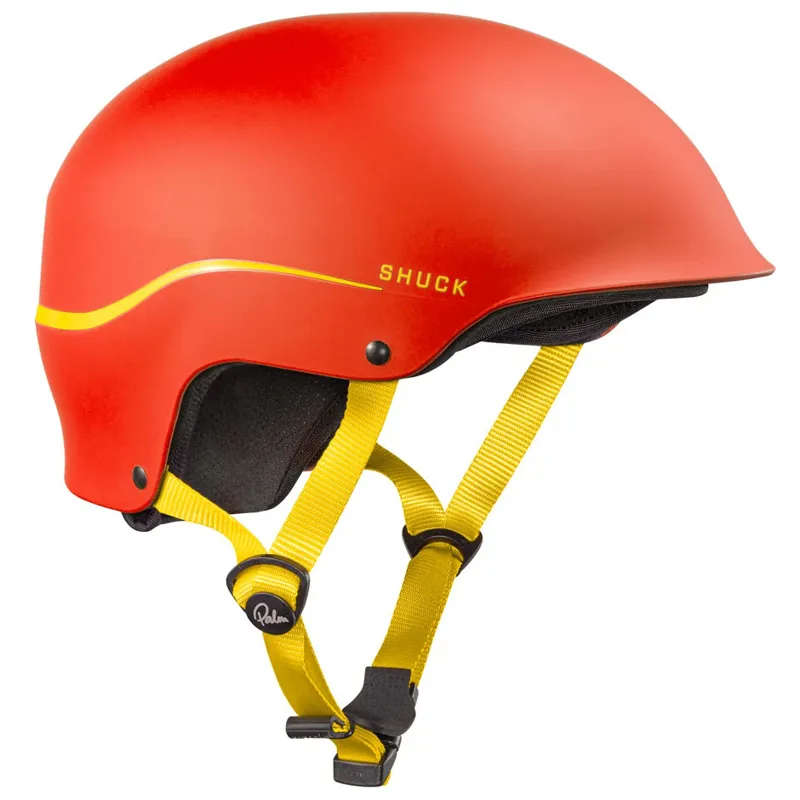 2024 Palm Equipment Shuck Half Cut Watersports Helmet in Red Size Small