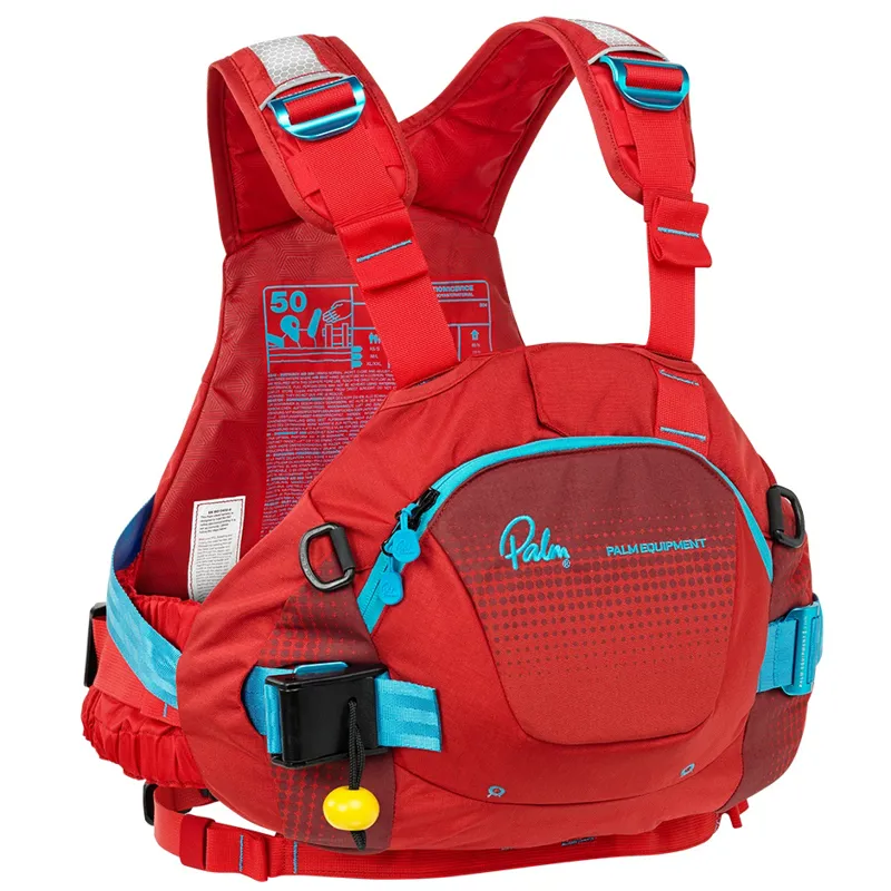 2025 Palm Equipment FXr Whitewater Buoyancy Aid Flame Chilli