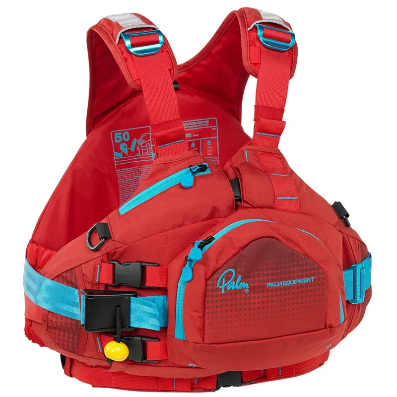 2025 Palm Equipment Extrem Side Entry Buoyancy Aid Chilli Flame