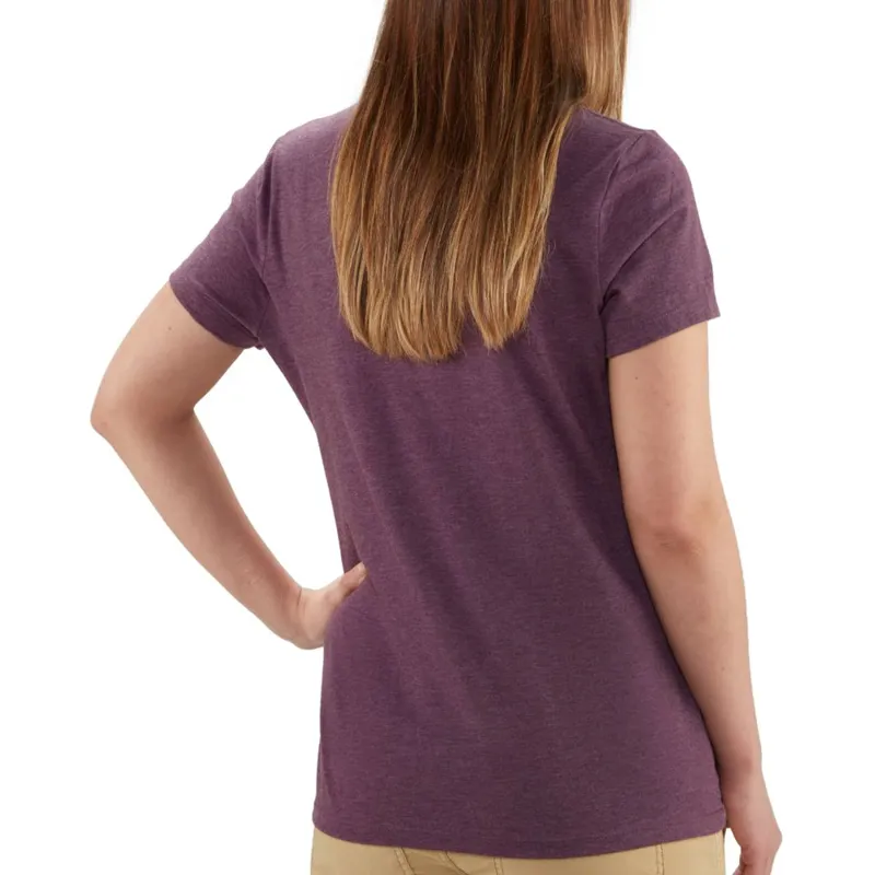 NRS Womens Retro T Shirt Heathered Purple-5