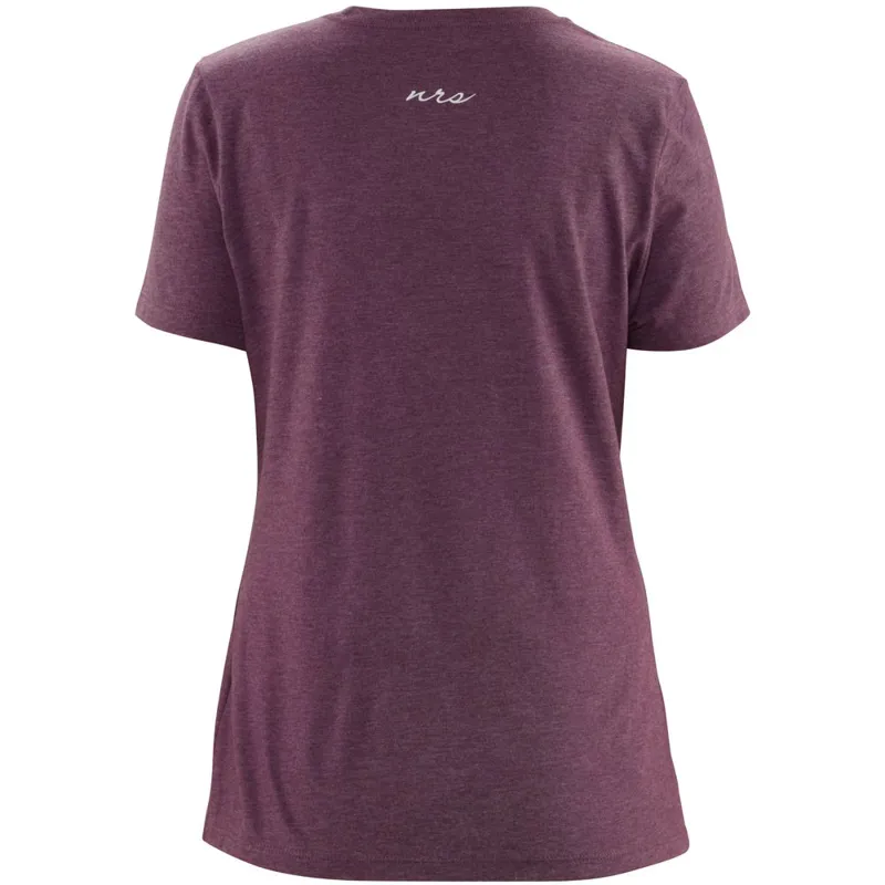NRS Womens Retro T Shirt Heathered Purple-4