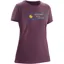 NRS Womens Retro T Shirt Heathered Purple