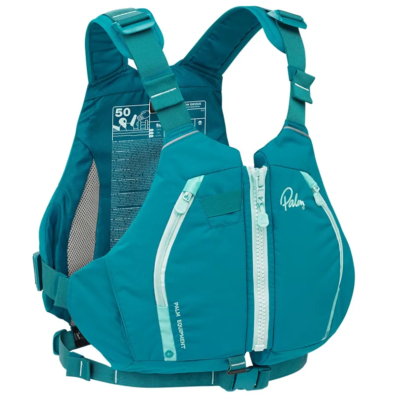 2025 Palm Equipment Peyto 3 Pockets Womens Touring Buoyancy Aid Teal