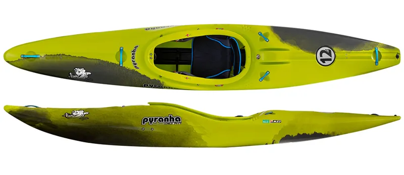 2023 Pyranha Kayaks 12R Whitewater Kayak Smoking Gecko